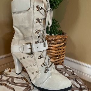 Aldo platform suede boots